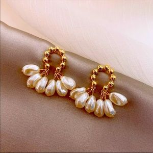 Pearl earrings
